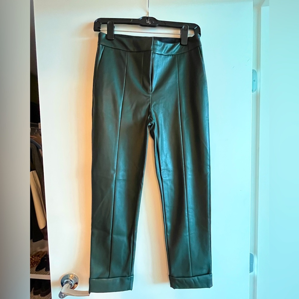 Ann Taylor leather trousers